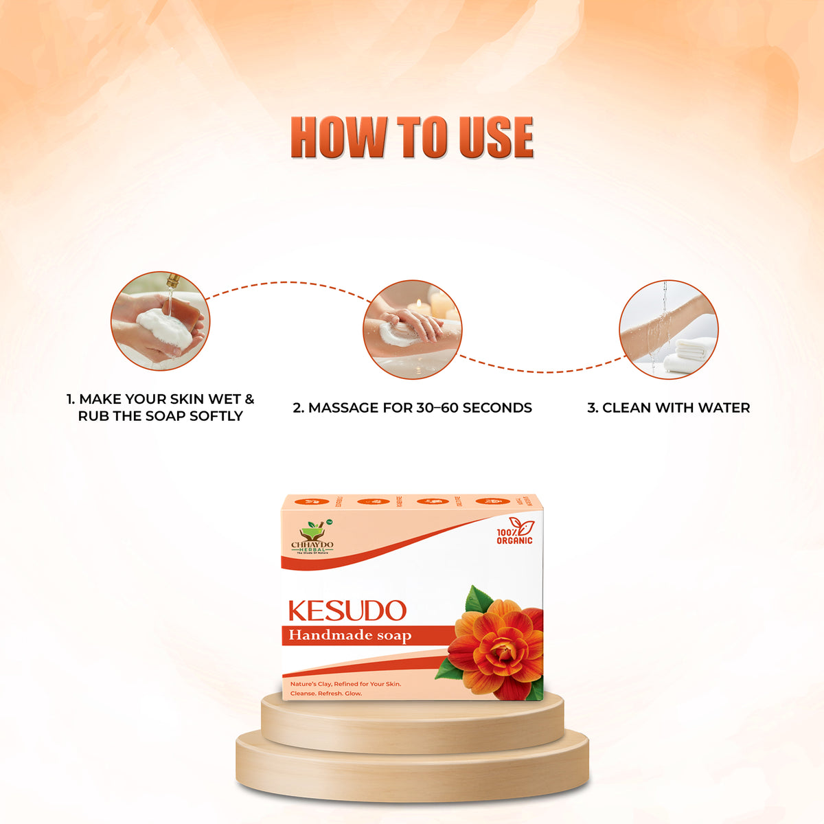 Kesudo Herbal Bathing Bar | Gentle Cleansing & Refreshing Skin Care