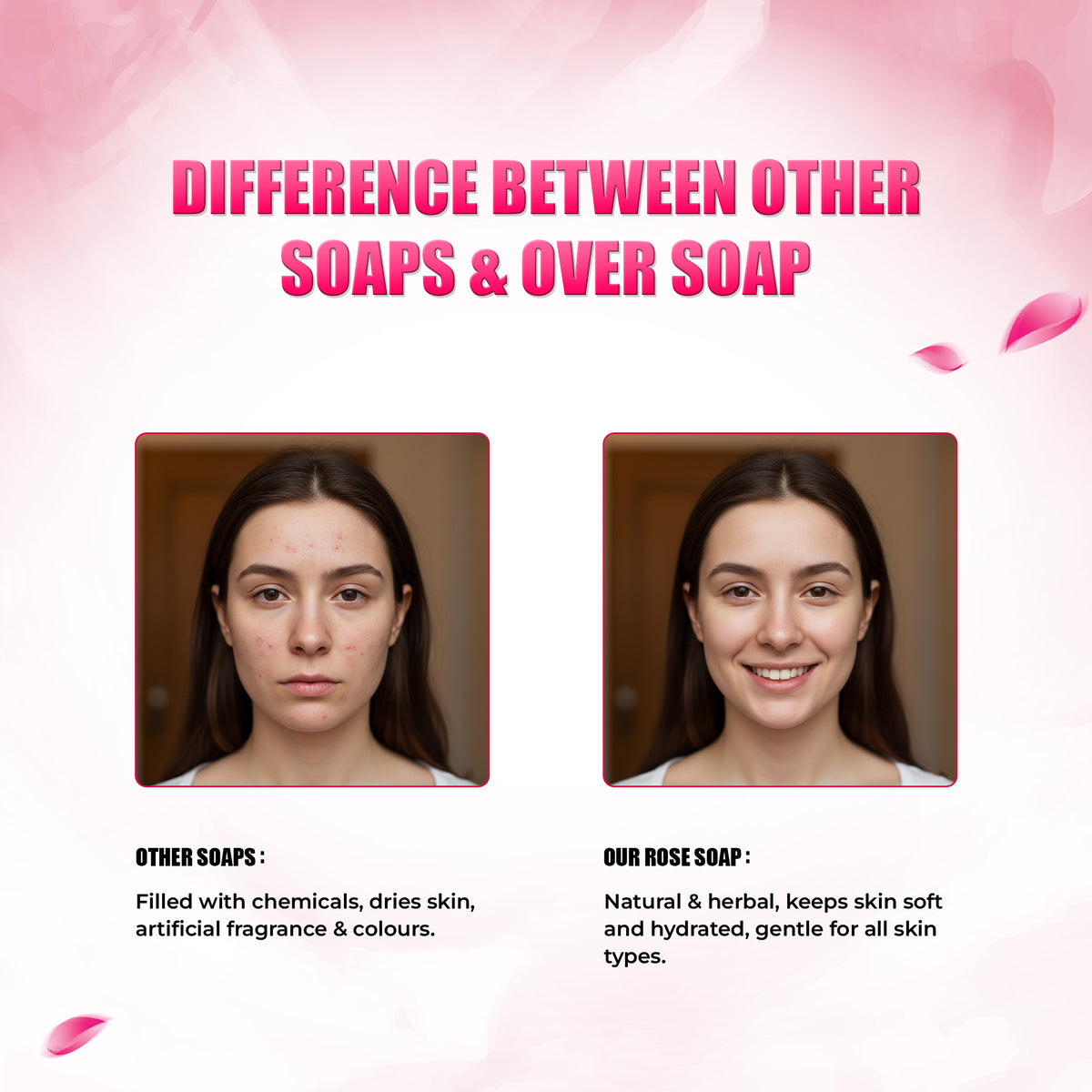 Rose Bathing Bar | Gentle Cleansing & Refreshing Skin Care